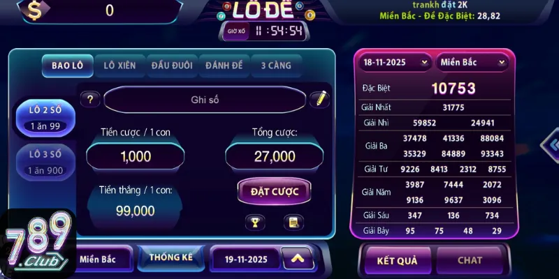 Xổ số 1 ăn 99 xanh chín